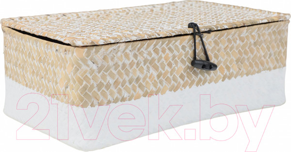 Изображение товара Коробка для хранения AksHome Dilon 27x17x10 (бежевый)