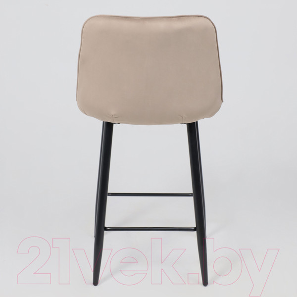 Изображение товара Стул барный AksHome Vito (бежевый велюр HLR-08/черный)