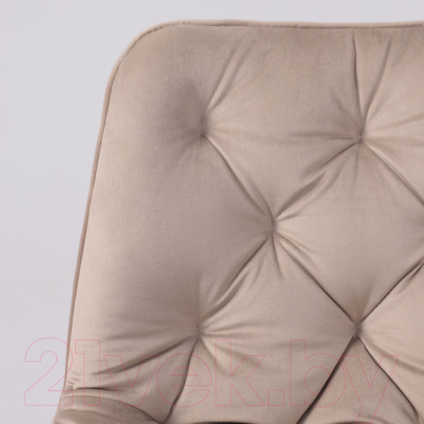 Изображение товара Стул барный AksHome Vito (бежевый велюр HLR-08/черный)