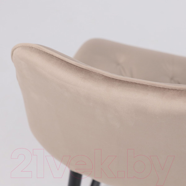 Изображение товара Стул барный AksHome Vito (бежевый велюр HLR-08/черный)