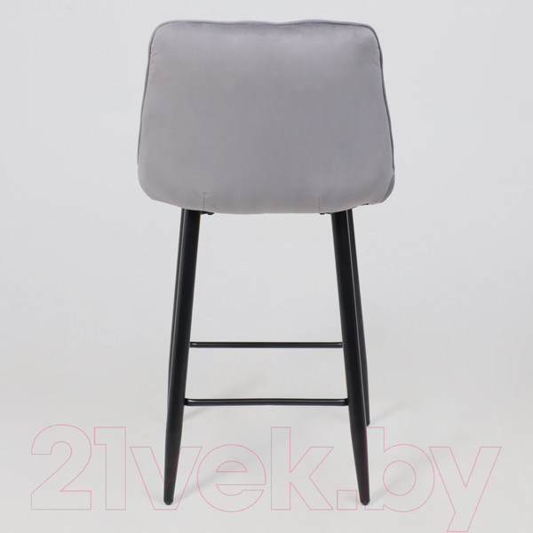 Изображение товара Стул барный AksHome Vito (светло-серый велюр HLR-20/черный)