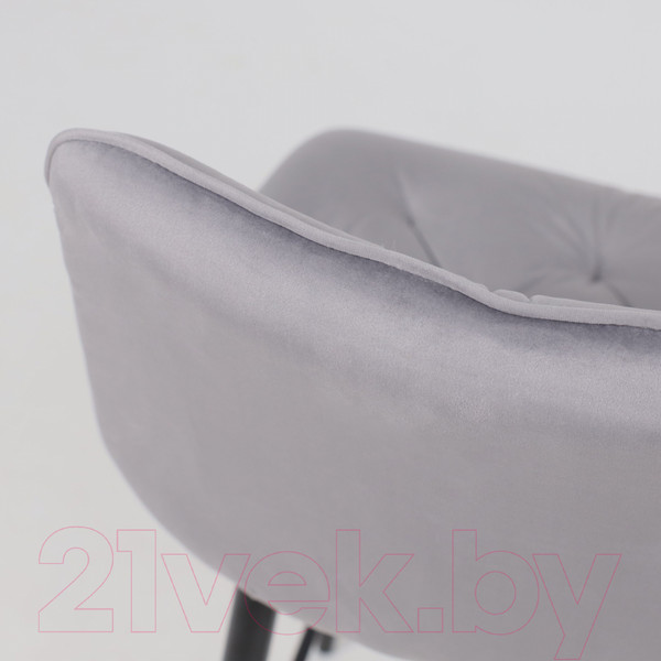 Изображение товара Стул барный AksHome Vito (светло-серый велюр HLR-20/черный)