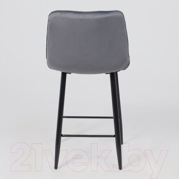 Изображение товара Стул барный AksHome Vito (серый велюр HLR-21/черный)