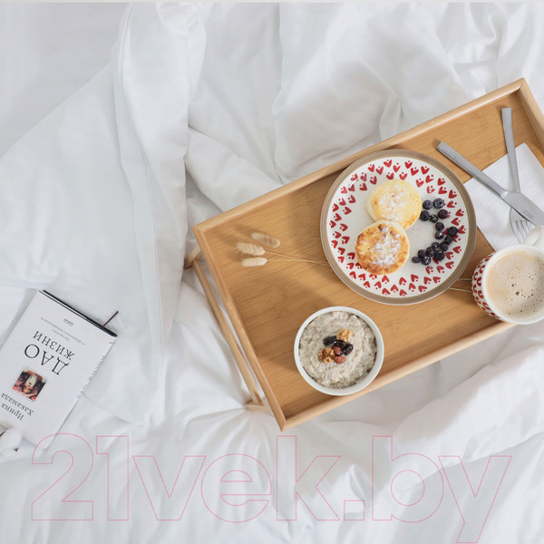 Изображение товара Чашка AksHome Love Print (красный принт)