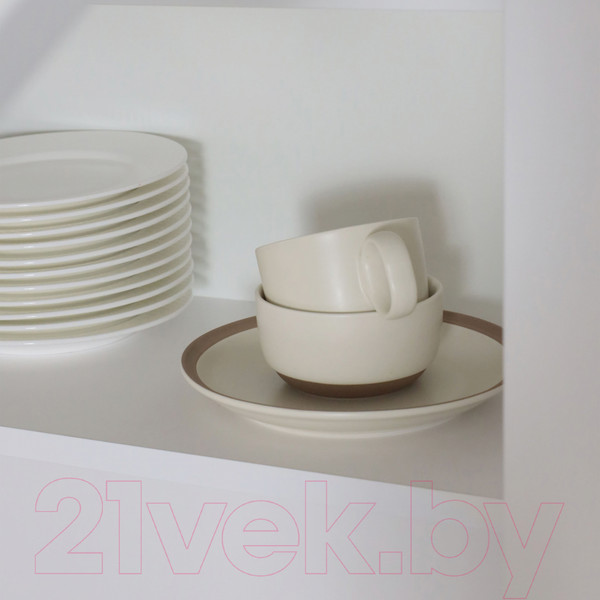 Изображение товара Чашка AksHome Sand Edge (белый)