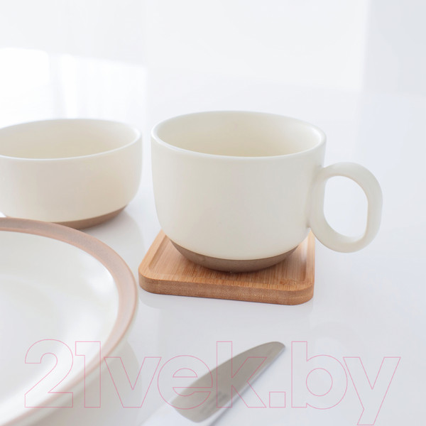 Изображение товара Чашка AksHome Sand Edge (белый)