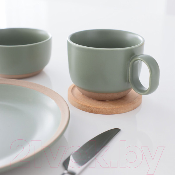 Изображение товара Чашка AksHome Sand Edge (болотный)