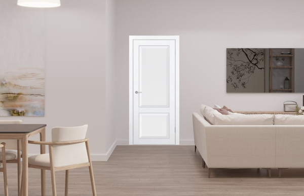 Изображение товара Дверь межкомнатная Contur KX 92 ДГ 80x200 (белый полипропилен)