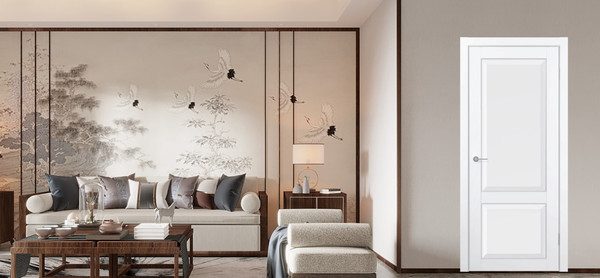 Изображение товара Дверь межкомнатная Contur KX 92 ДГ 80x200 (белый полипропилен)