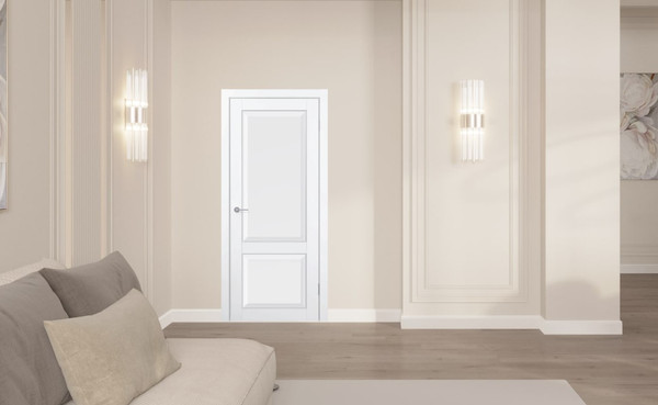 Изображение товара Дверь межкомнатная Contur KX 92 ДГ 80x200 (белый полипропилен)