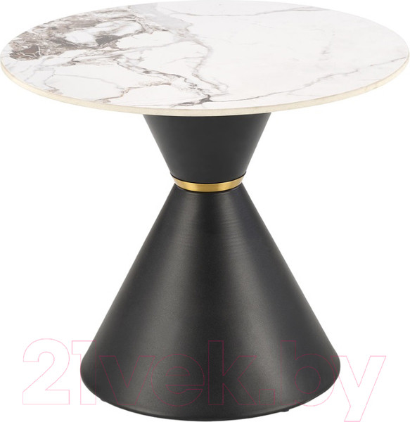 Изображение товара Журнальный столик Halmar Goretti S / V-CH-GORETTI_S-LAW (белый мрамор/черный)