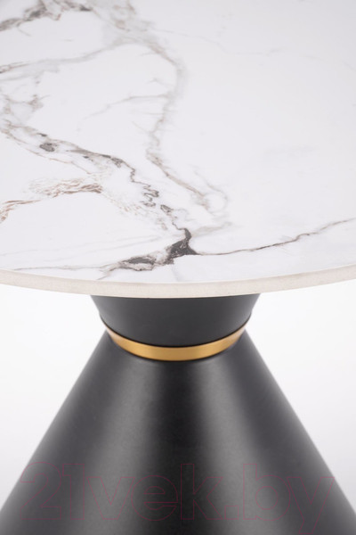 Изображение товара Журнальный столик Halmar Goretti S / V-CH-GORETTI_S-LAW (белый мрамор/черный)