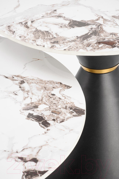 Изображение товара Журнальный столик Halmar Goretti S / V-CH-GORETTI_S-LAW (белый мрамор/черный)