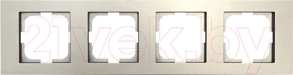 Изображение товара Рамка для выключателей и розеток Ovivo Grano 400-130000-228 (антрацит)