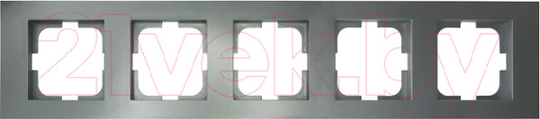 Изображение товара Рамка для выключателей и розеток Ovivo Grano 400-110000-250 (дымчатый)