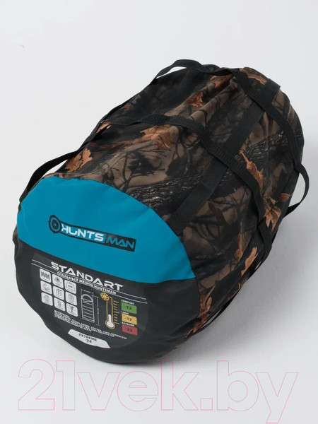 Изображение товара Спальный мешок Huntsman Standart Темный Леc Alova (-22°)