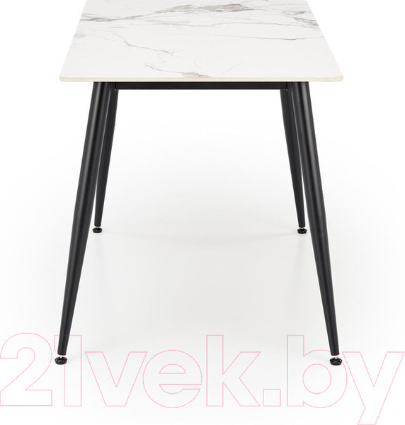 Изображение товара Обеденный стол Halmar Emilio / V-CH-EMILIO_120-ST (белый мрамор/черный)