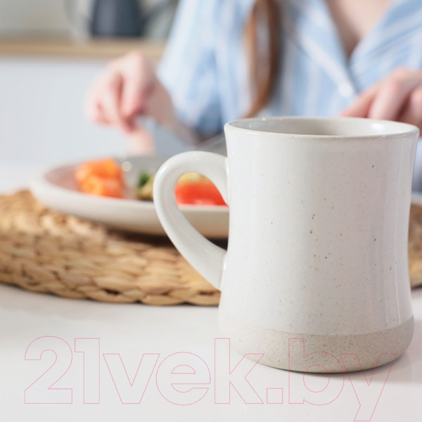 Изображение товара Кружка AksHome Stone Clay (белый)