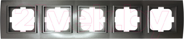 Изображение товара Рамка для выключателей и розеток Ovivo Mina 401-110000-250 (дымчатый)