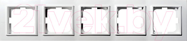 Изображение товара Рамка для выключателей и розеток Ovivo Mina 401-010000-250 (белый)