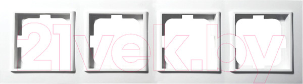 Изображение товара Рамка для выключателей и розеток Ovivo Mina 401-010000-228 (белый)