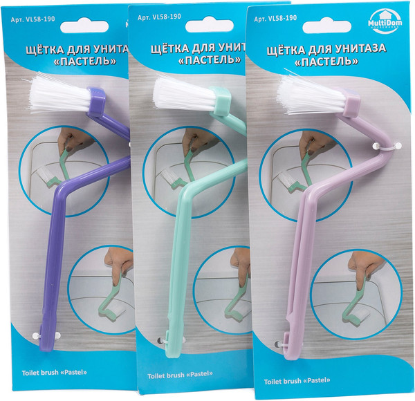 Изображение товара Щетка для унитаза Мультидом VL58-190