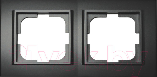 Изображение товара Рамка для выключателей и розеток Ovivo Mina 401-170000-226 (черный)