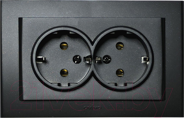 Изображение товара Розетка Ovivo Mina 401-170300-907 (черный)
