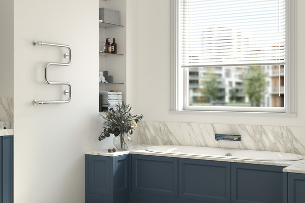 Изображение товара Полотенцесушитель водяной Сунержа Ш-образный + 60x50 1" / 00-4014-6050