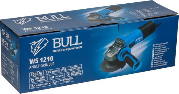 Изображение товара Профессиональная угловая шлифмашина Bull WS 1210 (1333511)