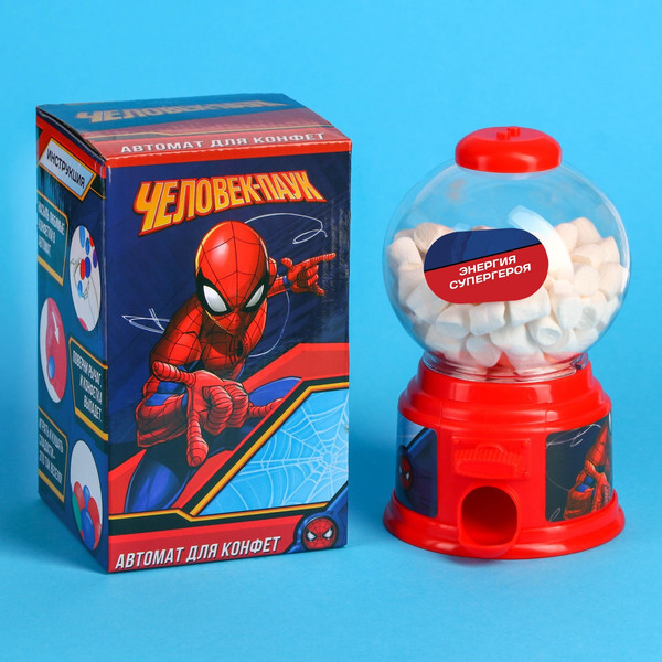 Изображение товара Игрушка детская Marvel Человек-паук Автомат для конфет / 9461667