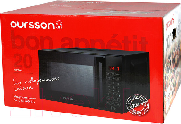Изображение товара Микроволновая печь Oursson MD2043G/BL