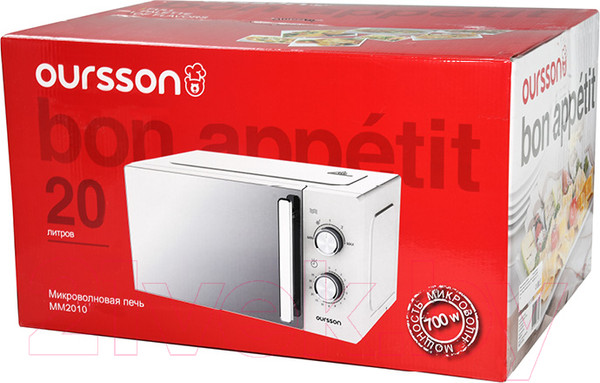 Изображение товара Микроволновая печь Oursson MM2010/WH