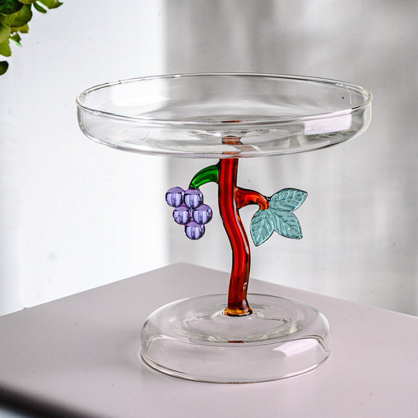 Изображение товара Блюдо Ichendorf Milano Fruits & Flowers 09354257 (виноград, с крышкой)