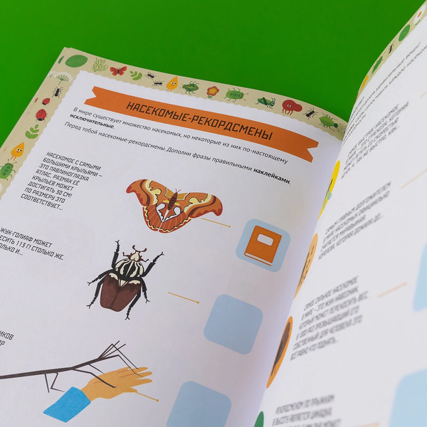 Изображение товара Развивающая книга Альпина Умные открытия. Насекомые / 9785961493825