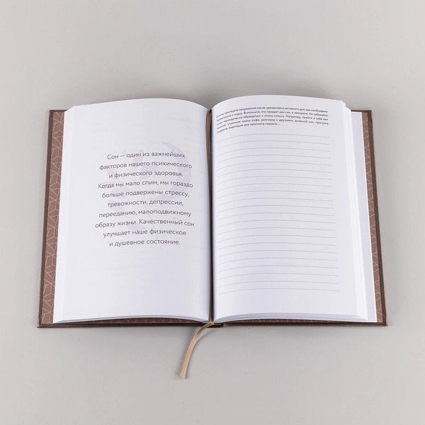 Изображение товара Записная книжка Альпина Дневник заботы о себе / 9785961496604 (пепельно-коричневый)