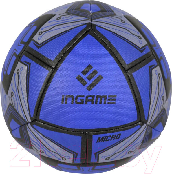 Изображение товара Футбольный мяч Ingame Micro Hybrid Technology IFB-223 (синий/черный)