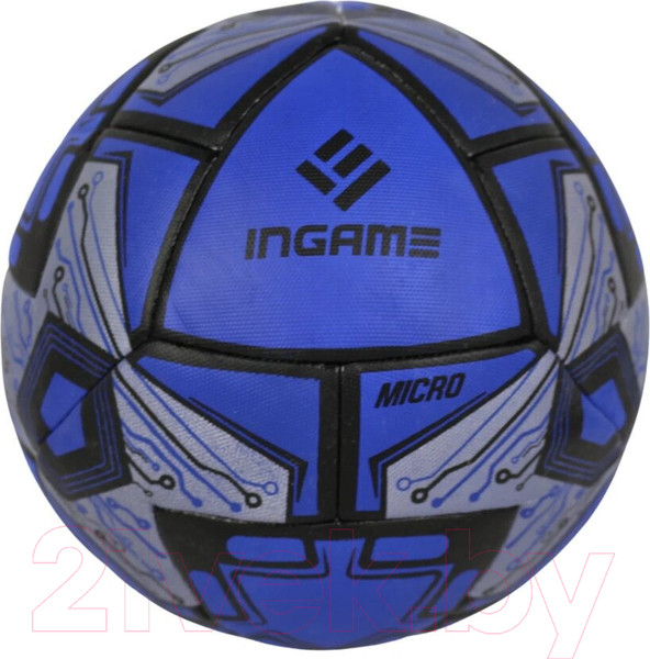 Изображение товара Футбольный мяч Ingame Micro Hybrid Technology IFB-223 (синий/черный)