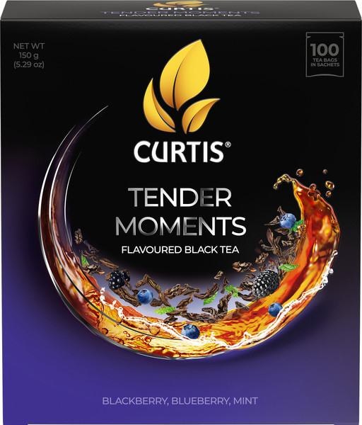 Изображение товара Чай пакетированный Curtis Tender Moments Черный байховый (100пак)