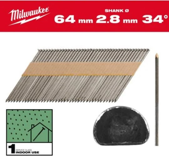 Изображение товара Гвозди для пистолета Milwaukee 4932492596