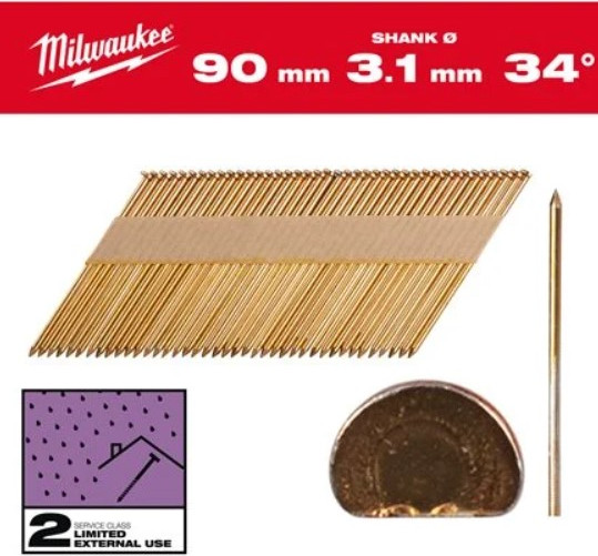 Изображение товара Гвозди для пистолета Milwaukee 4932492605  (2200шт)