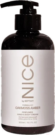 Изображение товара Крем для тела NICE by Septivit Formula 01 Парфюмированный для рук и тела (300мл)