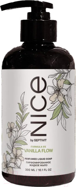 Изображение товара Мыло жидкое NICE by Septivit Formula 05 Vanilla Flow (300мл)