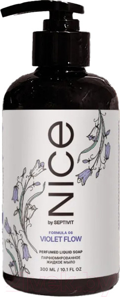 Изображение товара Мыло жидкое NICE by Septivit Formula 06 Violet Flow (300мл)