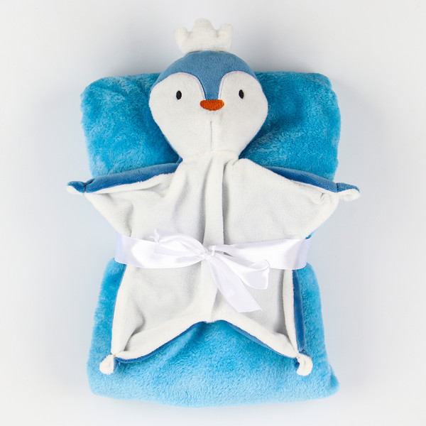 Изображение товара Подарочный набор Крошка Я Пингвин Комфортер+плед / 10654618