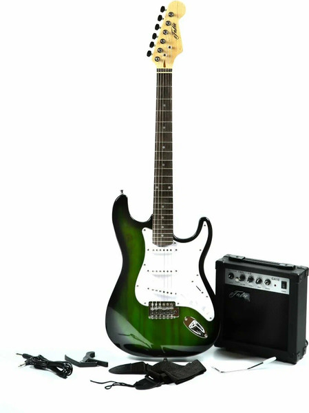 Изображение товара Электрогитара Fabio ST100 GRS (с комплектом аксессуаров)