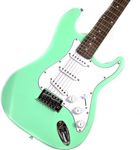 Изображение товара Электрогитара Fabio ST100 Matt Mentol (с комплектом аксессуаров)