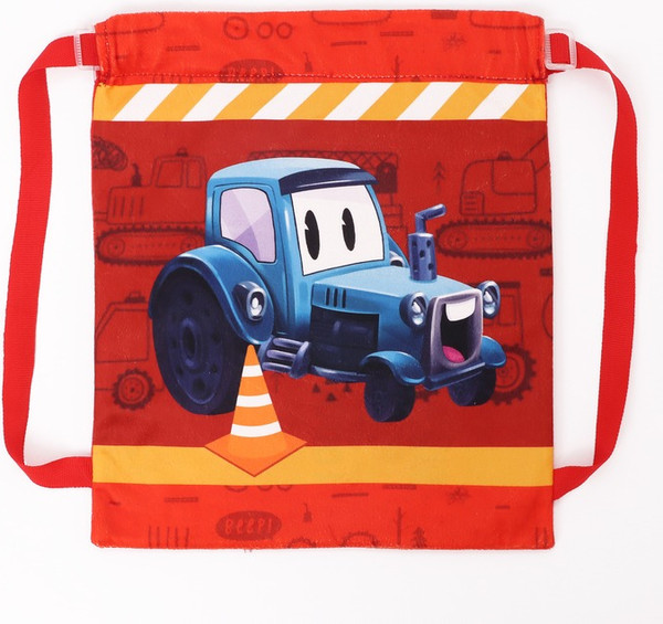 Изображение товара Мешок для обуви Milo Toys Синий трактор / 10099448