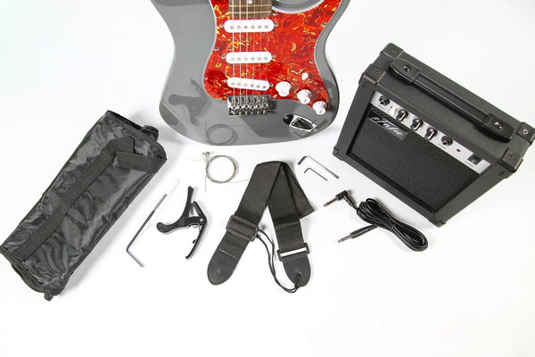 Изображение товара Электрогитара Fabio ST100 MGrey (с комплектом аксессуаров)