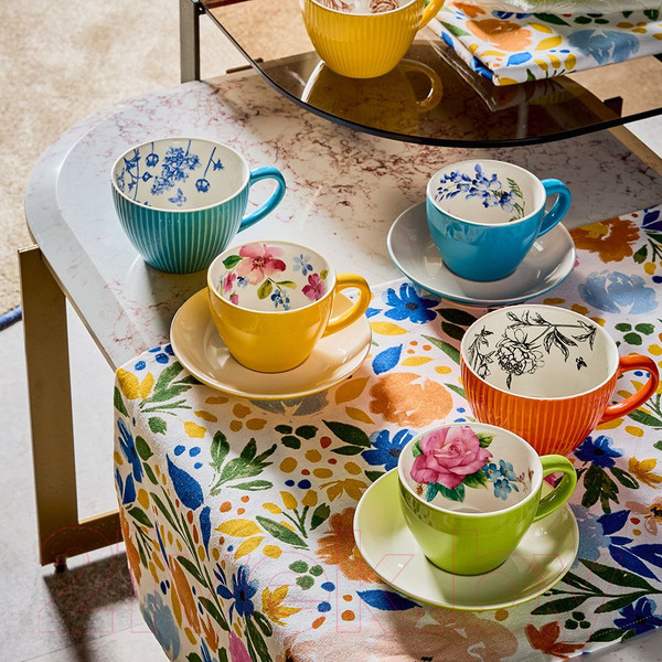 Изображение товара Чашка Andrea Fontebasso Milk & Coffee Breakfast Time / NL614C82860 (синий)